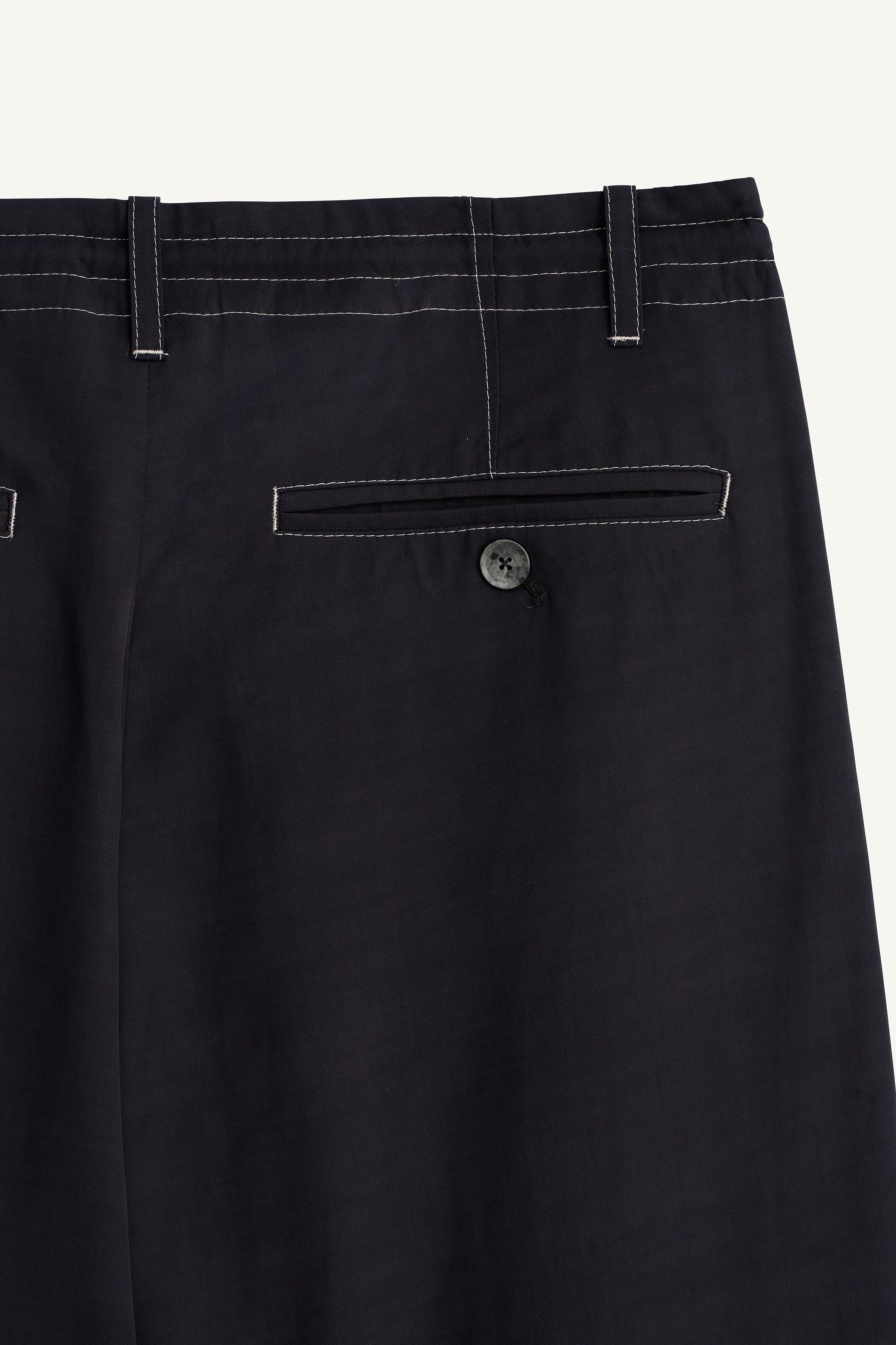PANTALON FLUIDE À LACETS